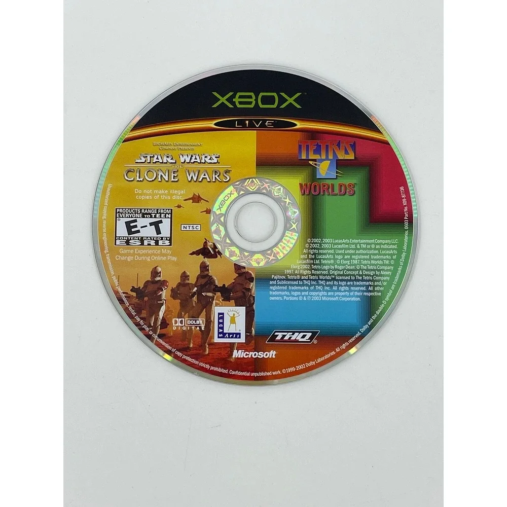 Star Wars: The Clone Wars/Tetris Worlds‎ (Microsoft Xbox, 2003)